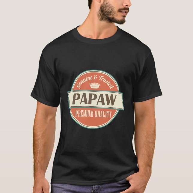 Papaw Grandfather Gift T Shirt (Framsida)
