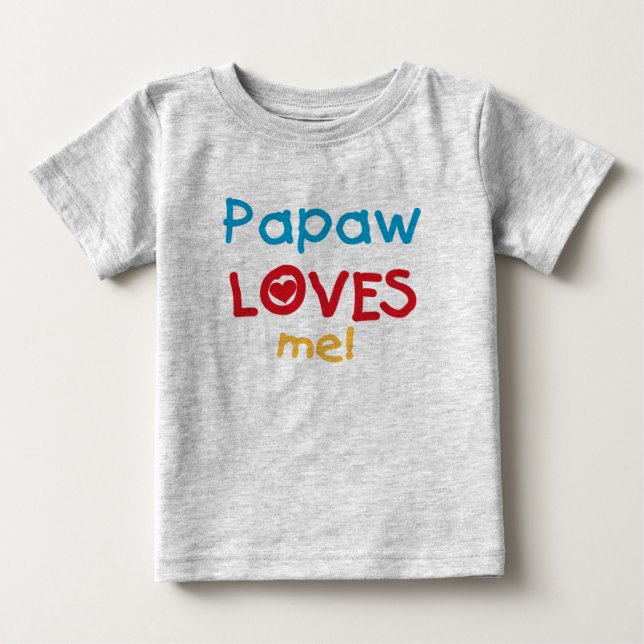Papaw Kärlek Me T-shirts och presenter (Framsida)