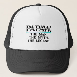 Papaw Mannen Myth Legend Fars dag Keps