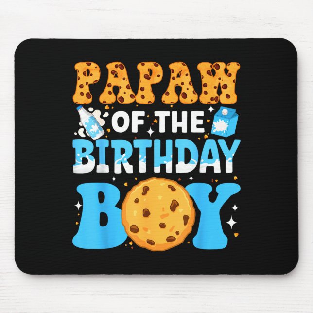 Papaw Of The Birthday Boy Milk And Cookies 1st Bir Musmatta (Framsidan)