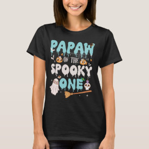 Papaw of the Spooky One Boy 1st Birthday Halloween T Shirt