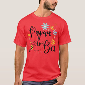 Papaw to Bee, meddelande om Gravid av kutym för Pa T Shirt