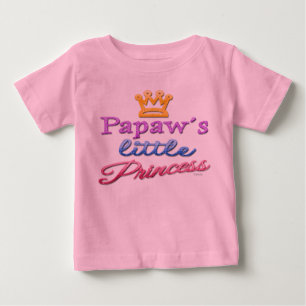Papaws lite Princess Behandla som ett barn Småbarn Tee Shirt