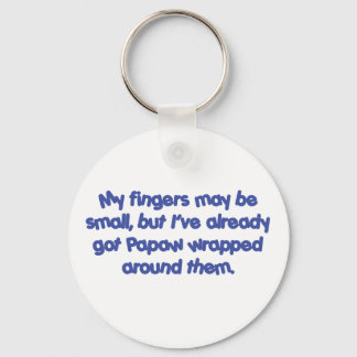 &Papaw's;s Wrapped (Blue) Nyckelring