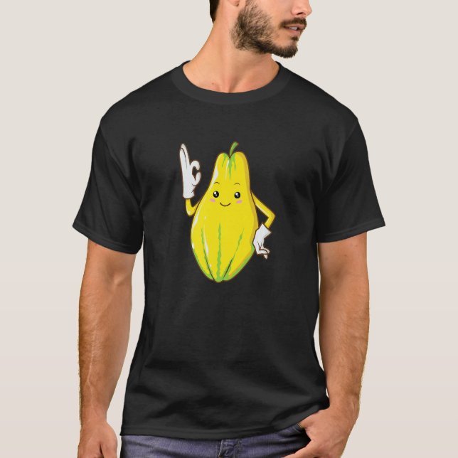 Papaya Carica T Shirt (Framsida)