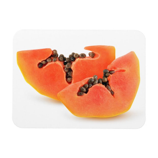 Papaya delar magnet (Horisontell)
