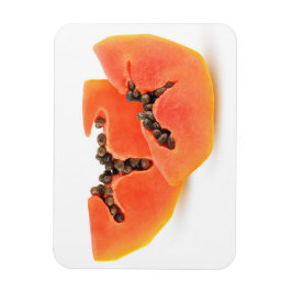 Papaya delar magnet