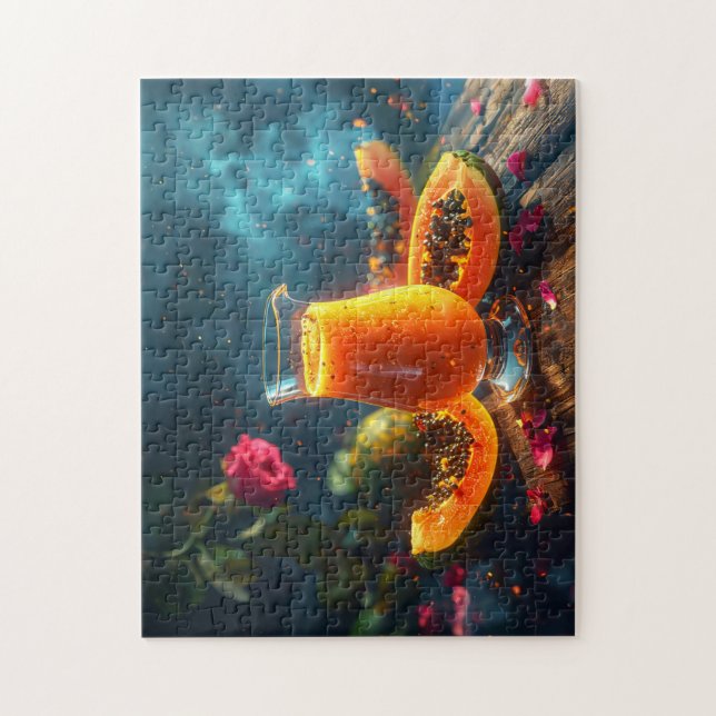 PAPAYA Freshly Squeezed JUICE -  Pussel (Vertikal)