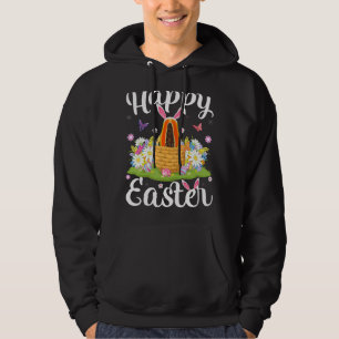 Papaya Fruit Påskägg Hunting Blommigt Papaya Öster Hoodie