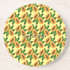 Papaya Fruit Wrapping Papper Underlägg