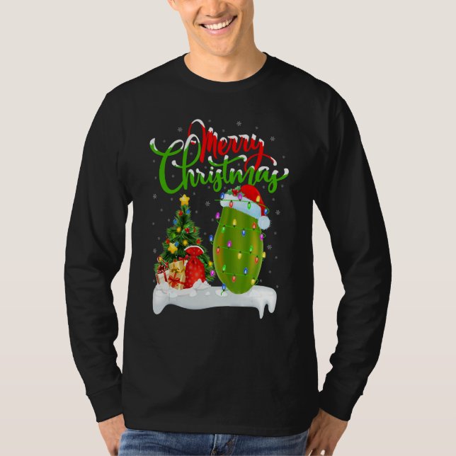 Papaya Fruit   Xmas Decorations Santa Papaya Chris T Shirt (Framsida)