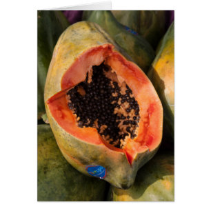 Papaya Frukt Välkomstkort OBS Kort