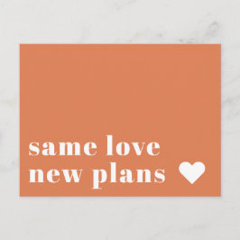 Papaya | Modern uppskjutande av Bröllop Vykort