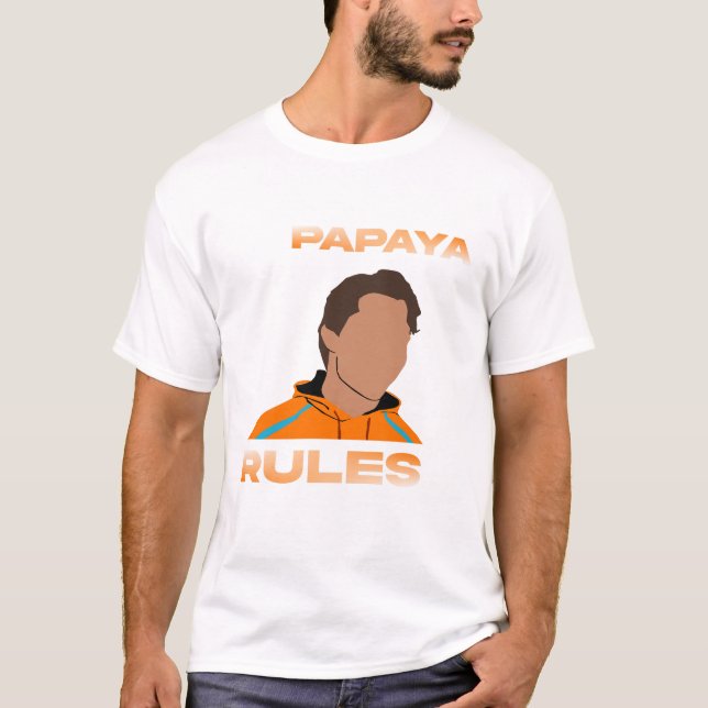 Papaya Regler T Shirt (Framsida)