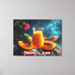 PAPAYA - TROPISK KYSS CANVASTRYCK