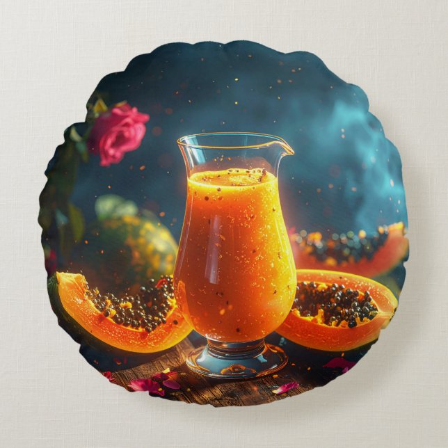 PAPAYA - TROPISK KYSS RUND KUDDE (Framsidan)