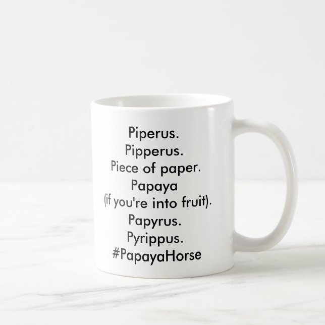 #PapayaHorse Kaffemugg (Höger)