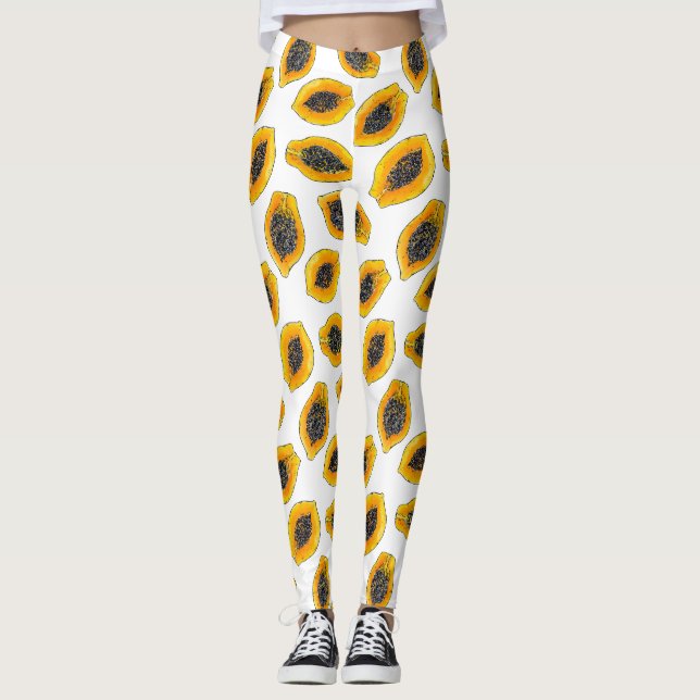 Papayasegment Leggings (Framsida)