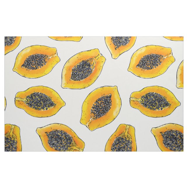 Papayasegment Tyg (Fat Quarter)