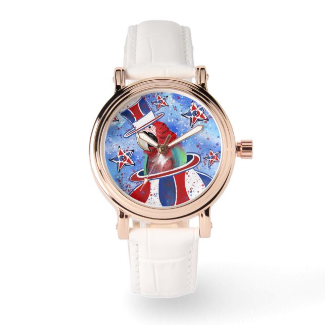 Papegoja Armbandsur (Framsida)