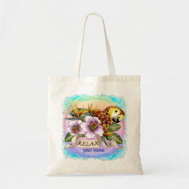 Papegoja avslappnad toteväska tygkasse