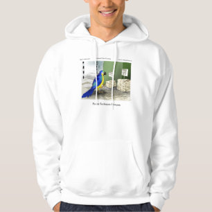 Papegoja Badrumsinredningar Rolig Tecknad Hoodie a