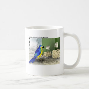Papegoja Badrumsinredningar Roliga Tecknade Gåvor Kaffemugg