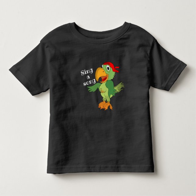 Papegoja barn t-shirt (Framsida)