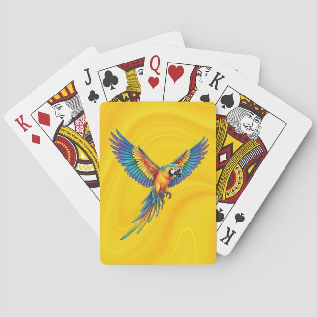 Papegoja Casinokort (Baksidan)