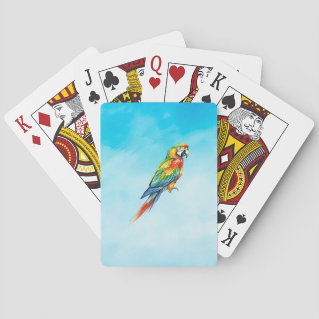 Papegoja Casinokort (Baksidan)