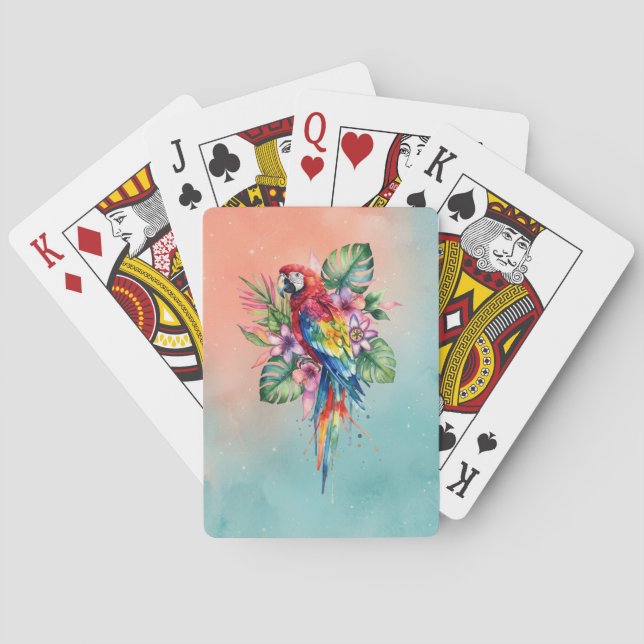 Papegoja Casinokort (Baksidan)