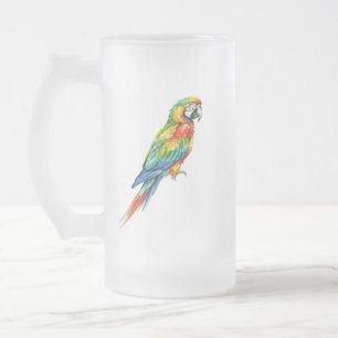 Papegoja Frostat Ölglas