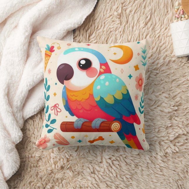 papegoja kudde (Filt)