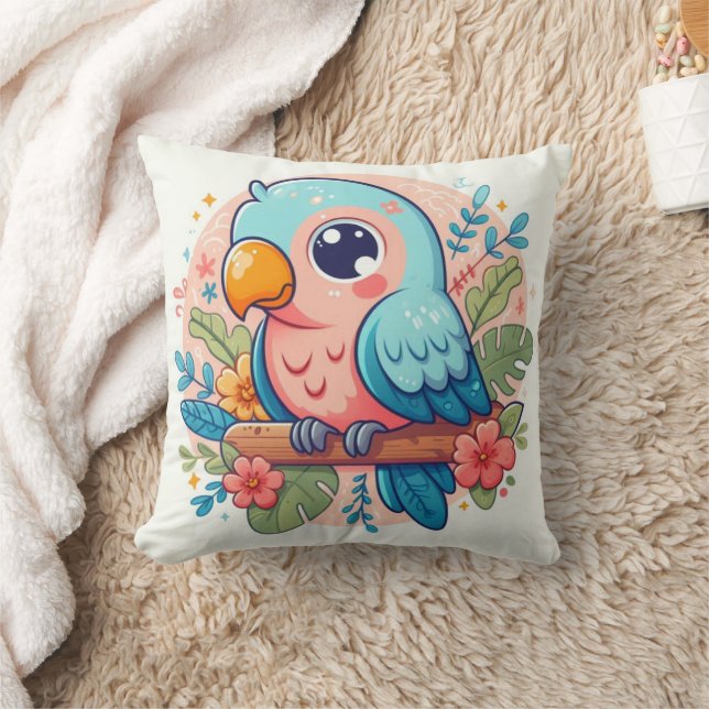 papegoja kudde (Filt)