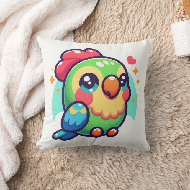 papegoja kudde (Filt)