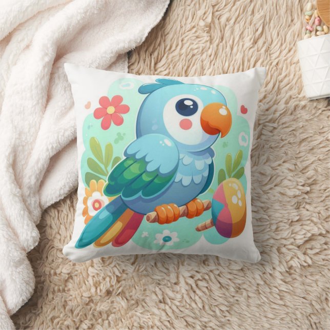 papegoja kudde (Filt)