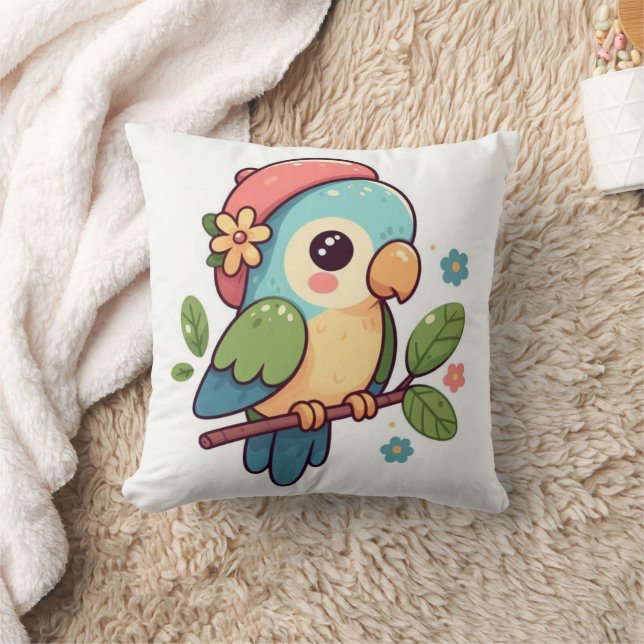 papegoja kudde (Filt)