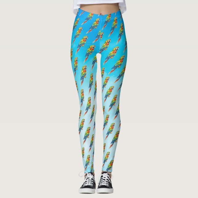 Papegoja Leggings (Framsida)