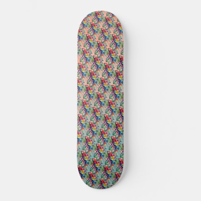 Papegoja Mini Skateboard Bräda 18,5 Cm (Framsida)