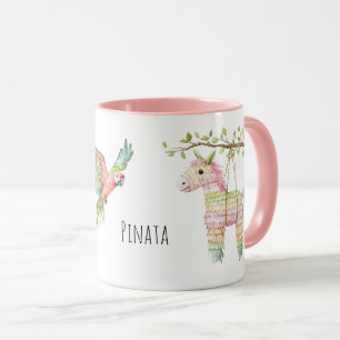 Papegoja & Piñata Mugg