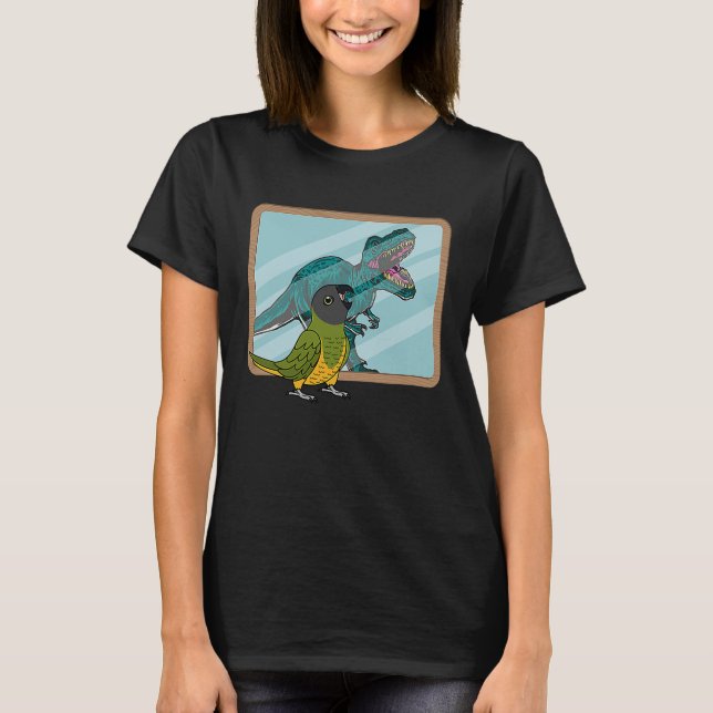 Papegoja & Rex Reflektion I Senegal Papegoja T Shirt (Framsida)