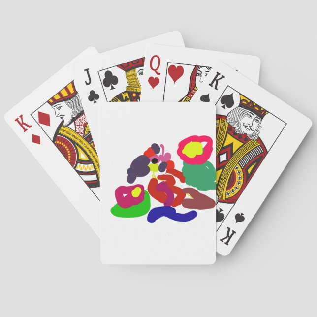 Papegoja sommar pop casinokort (Baksidan)