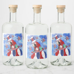 Papegoja Spritflaskor Etikett