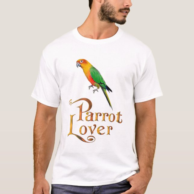 Papegojaälskare Tee (Framsida)