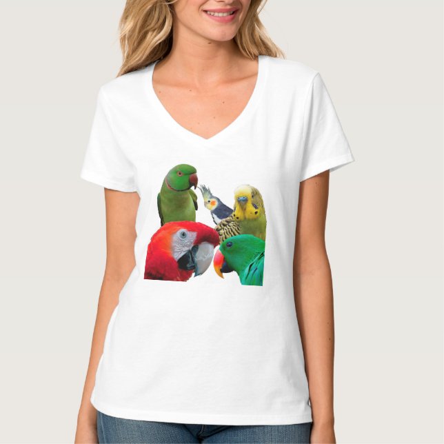 PapegojaälskareTshirt T-shirt (Framsida)