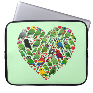Papegojahjärta Laptop Sleeve