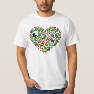 Papegojahjärta T-shirt
