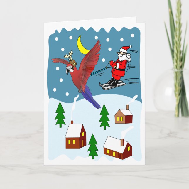 papegojakortet helgkort (Framsida)