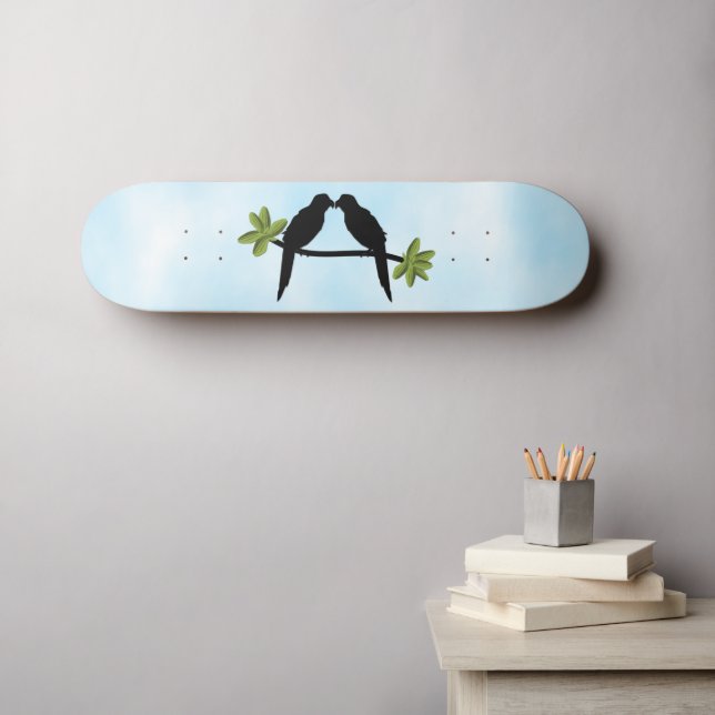 Papegojälsk Mini Skateboard Bräda 18,5 Cm (Väggkonst (Horz))