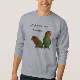 Papegojan behandla som ett barn tröjan sweatshirt